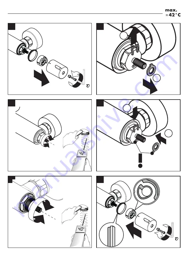 Hans Grohe Ecostat 1001 CL 13213000 Instructions For Use/Assembly Instructions Download Page 15