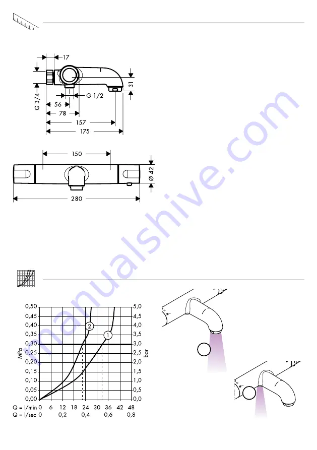 Hans Grohe Ecostat 1001 SL 13287000 Instructions For Use/Assembly Instructions Download Page 20