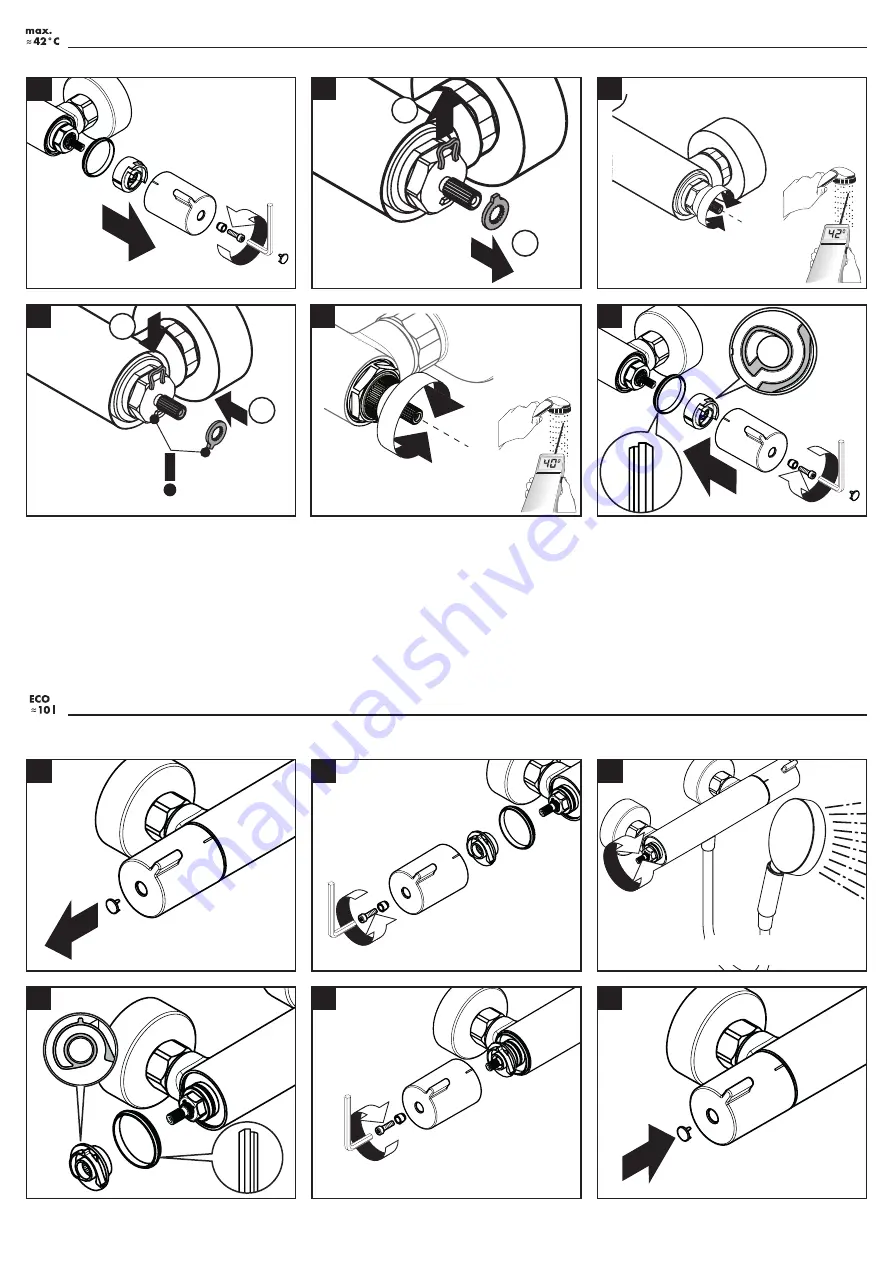 Hans Grohe Ecostat 13201000 Instructions For Use/Assembly Instructions Download Page 32