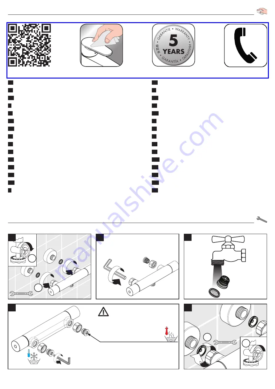 Hans Grohe Ecostat 13201000 Instructions For Use/Assembly Instructions Download Page 33