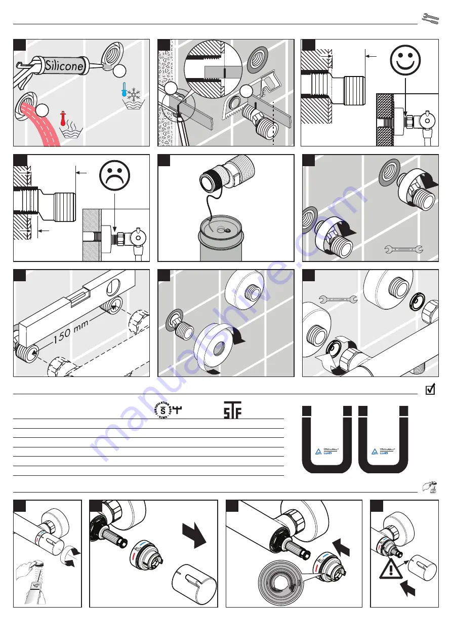 Hans Grohe Ecostat Comfort 13114 Series Instructions For Use/Assembly Instructions Download Page 33