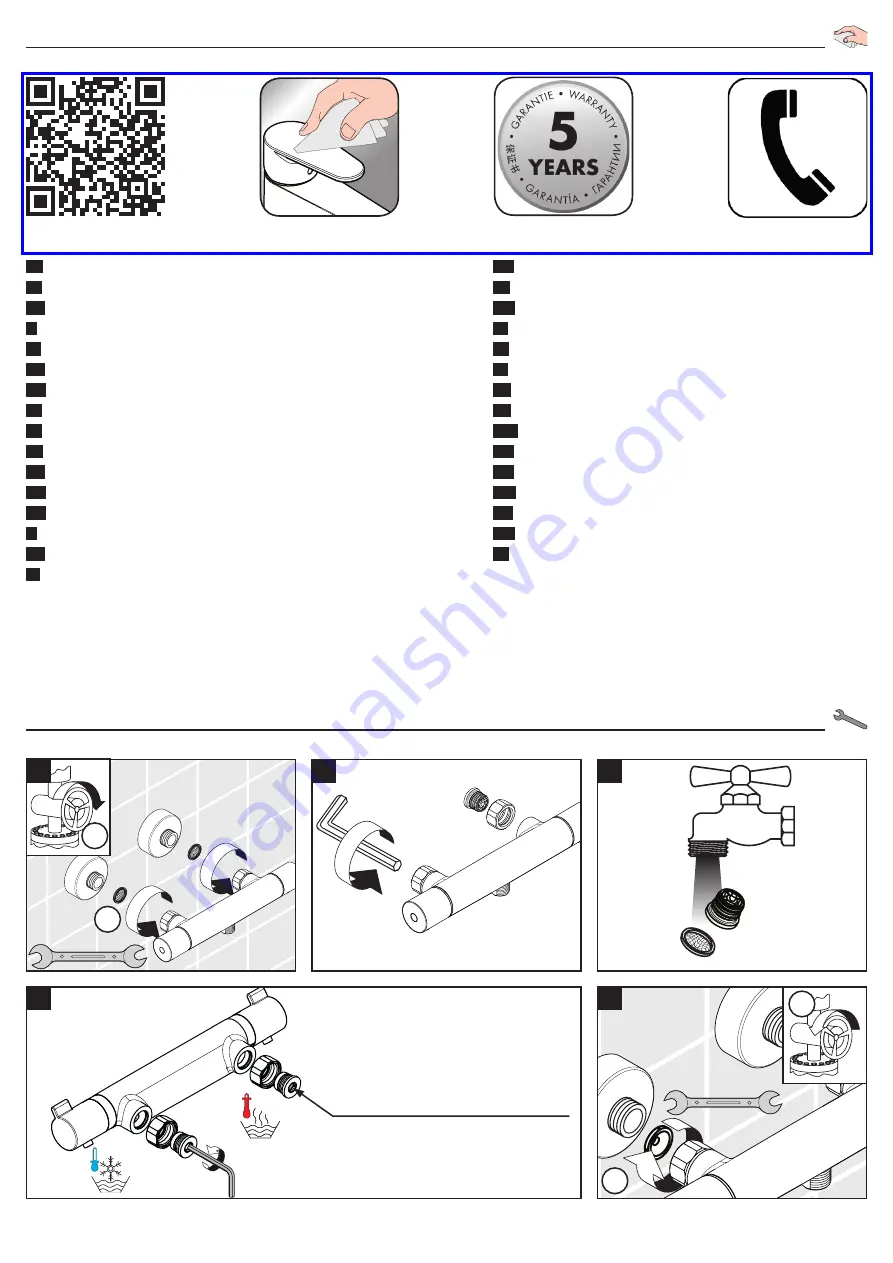 Hans Grohe Ecostat Comfort 13116 Series Instructions For Use/Assembly Instructions Download Page 6