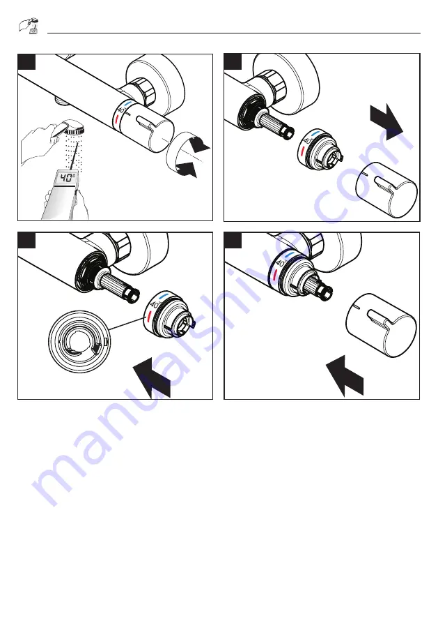 Hans Grohe Ecostat Comfort Series Instructions For Use/Assembly Instructions Download Page 14