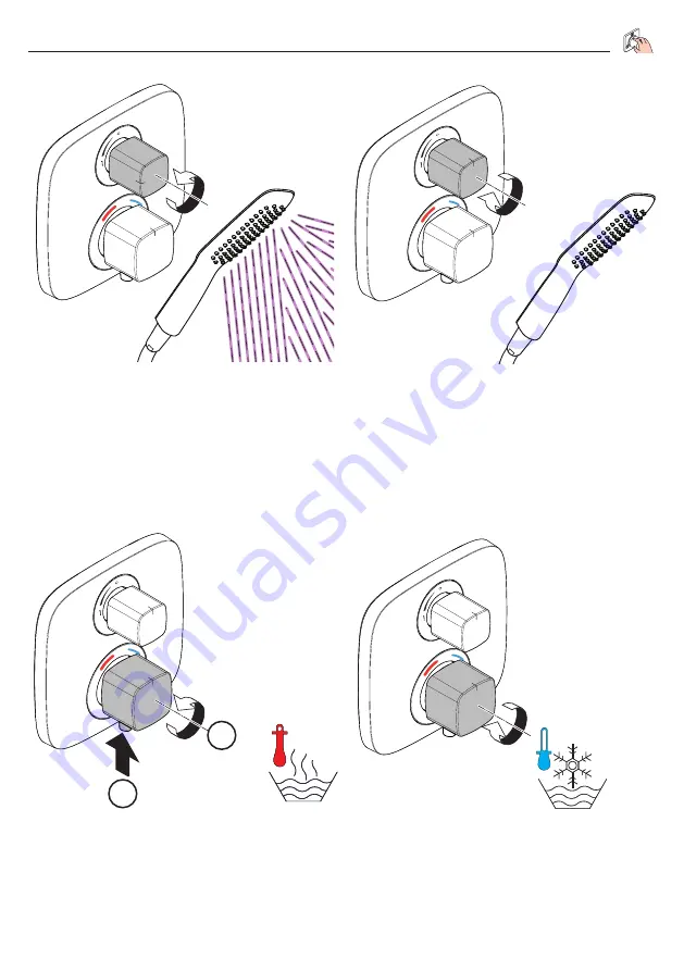 Hans Grohe Ecostat E 15707 Series Instructions For Use/Assembly Instructions Download Page 63