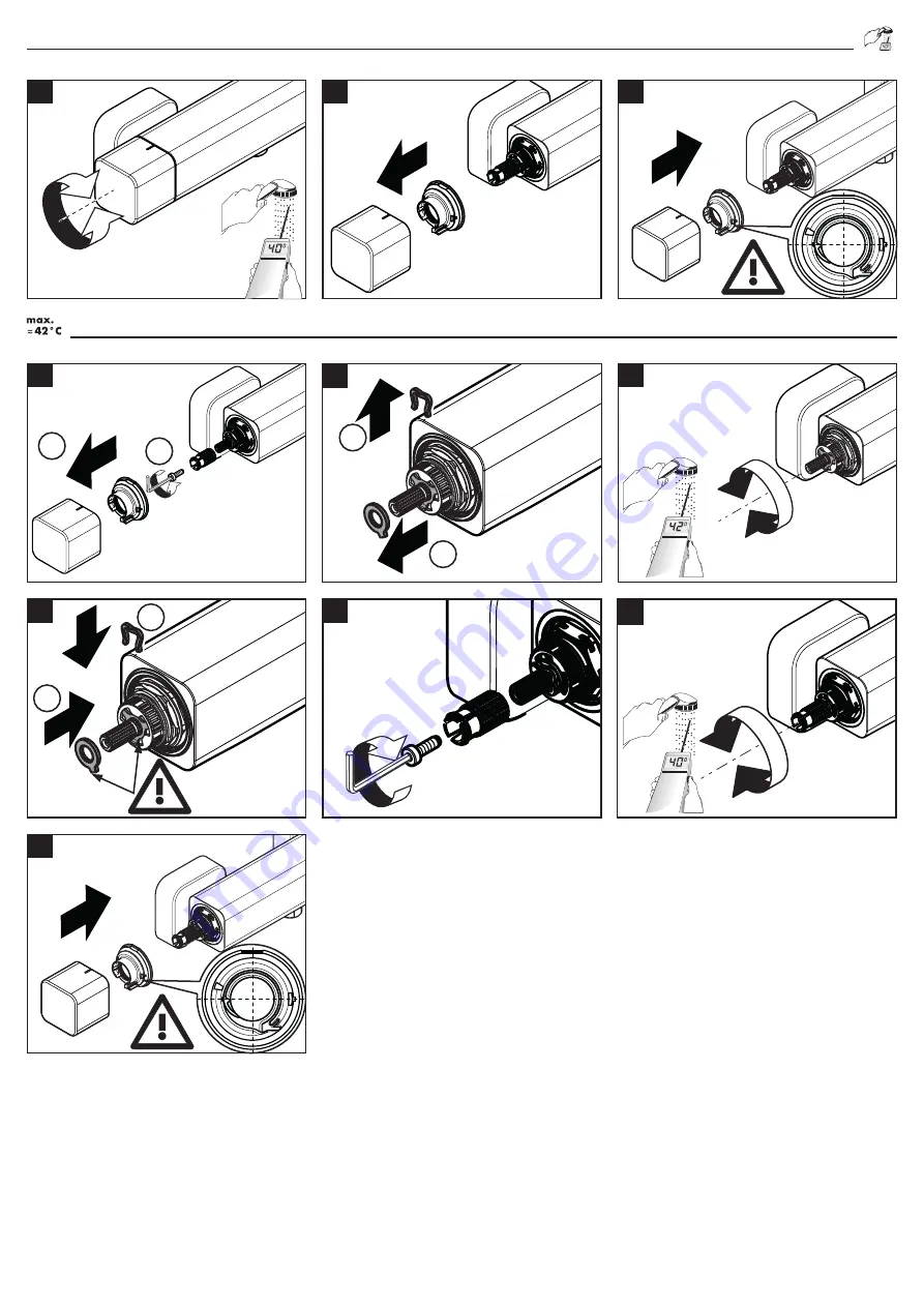 Hans Grohe Ecostat E 15785000 Instructions For Use/Assembly Instructions Download Page 9