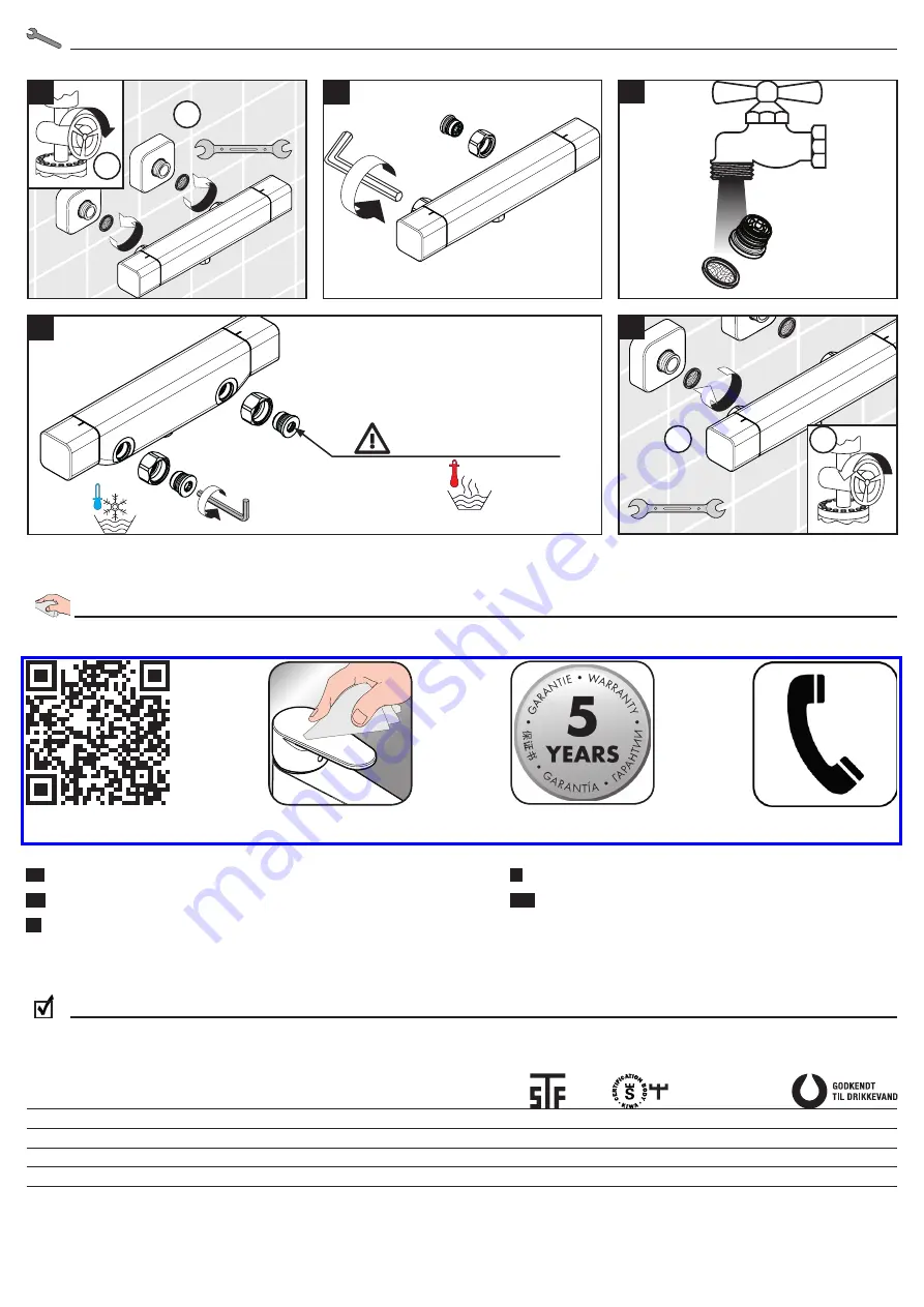 Hans Grohe Ecostat E 15785000 Instructions For Use/Assembly Instructions Download Page 10