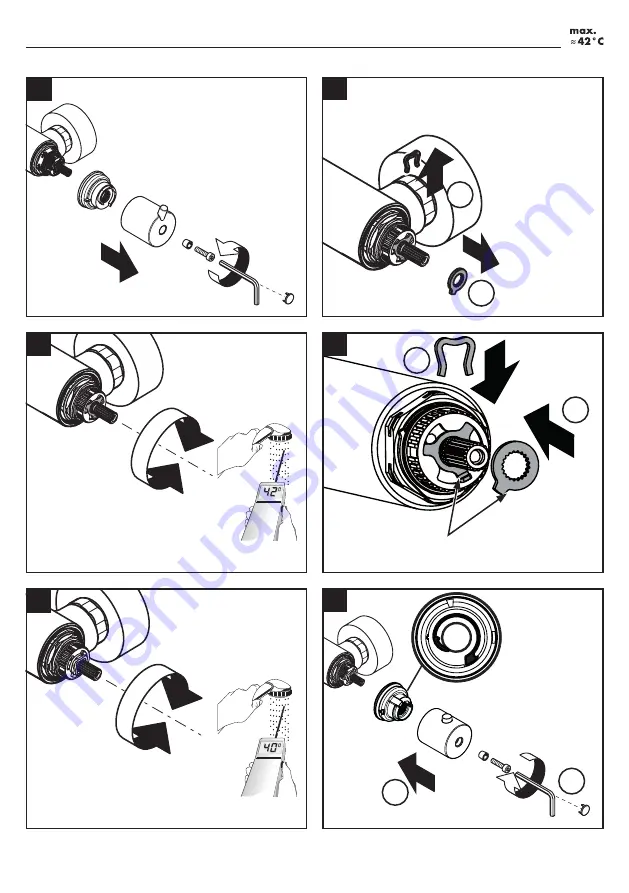 Hans Grohe Ecostat S 13148000 Instructions For Use/Assembly Instructions Download Page 25