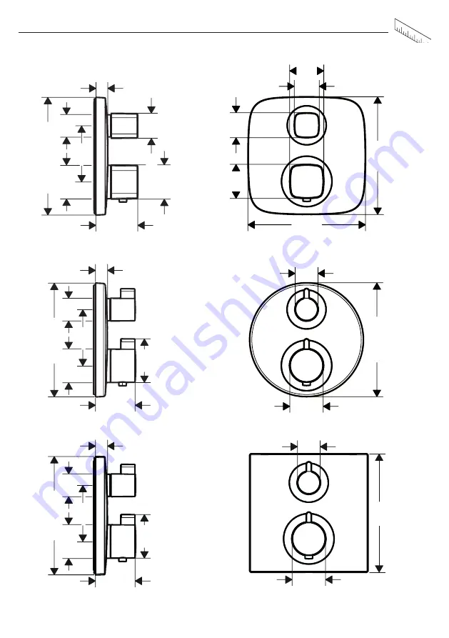 Hans Grohe Ecostat Square 15714 Series Instructions For Use/Assembly Instructions Download Page 67