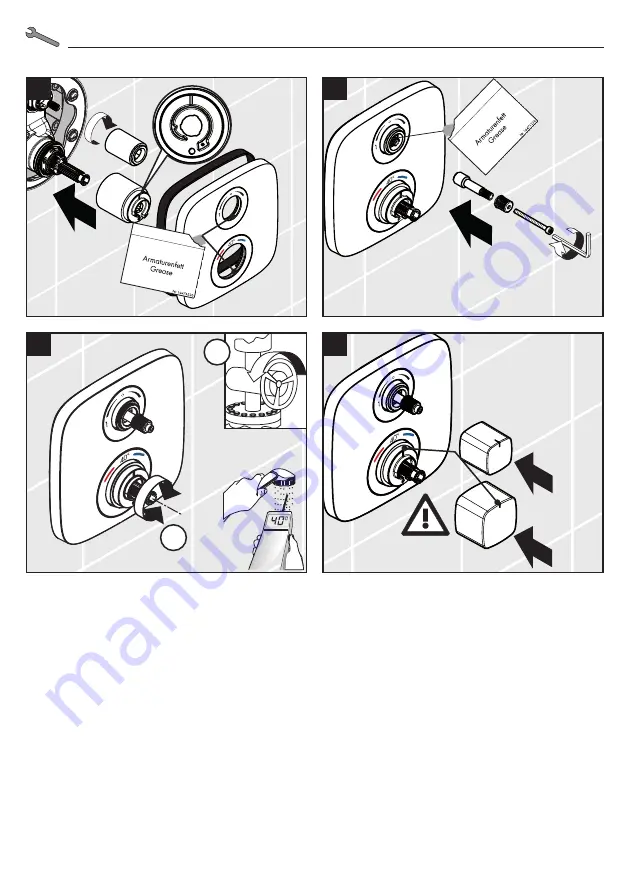 Hans Grohe Ecostat Square 15714700 Instructions For Use/Assembly Instructions Download Page 82