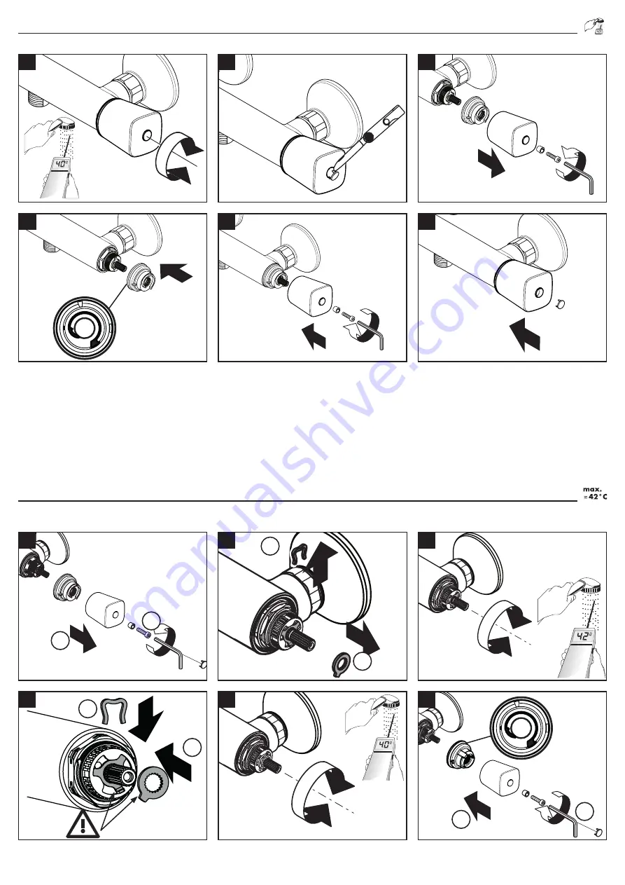 Hans Grohe Ecostat Universal Series Instructions For Use/Assembly Instructions Download Page 33