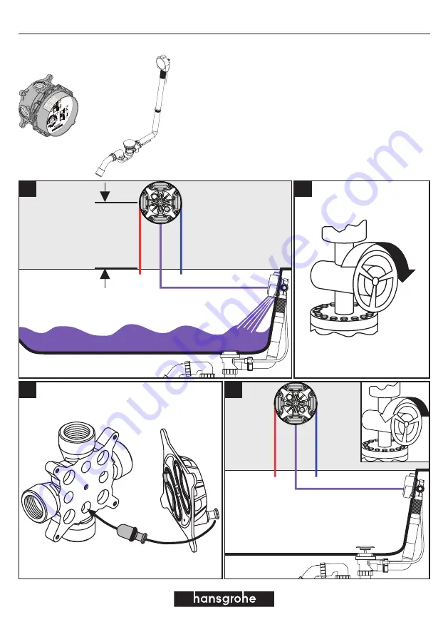 Hans Grohe Exafill Series Instructions For Use/Assembly Instructions Download Page 40