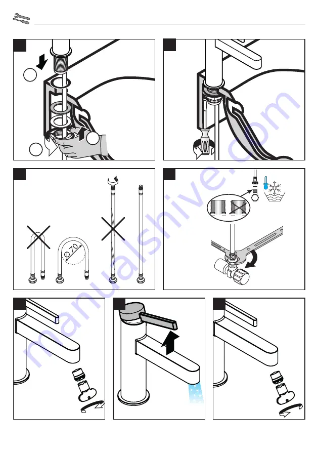 Hans Grohe Finoris 100 76013 Series Instructions For Use/Assembly Instructions Download Page 3