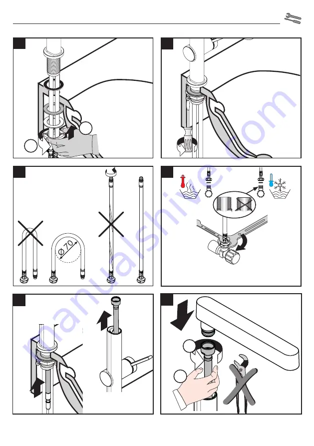 Hans Grohe Finoris 230 2jet 76063 Series Instructions For Use/Assembly Instructions Download Page 35