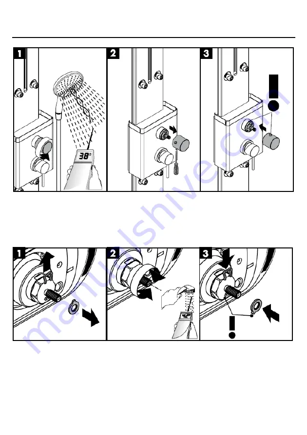 Hans Grohe Flat Duschpaneel 27170000 Assembly Instructions Manual Download Page 283