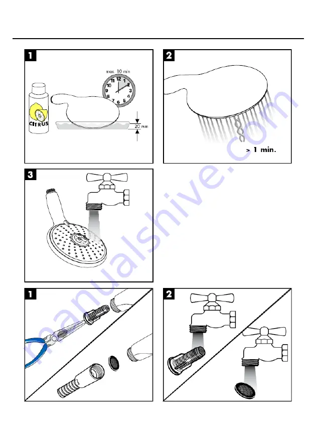 Hans Grohe Flat Duschpaneel 27170000 Assembly Instructions Manual Download Page 452