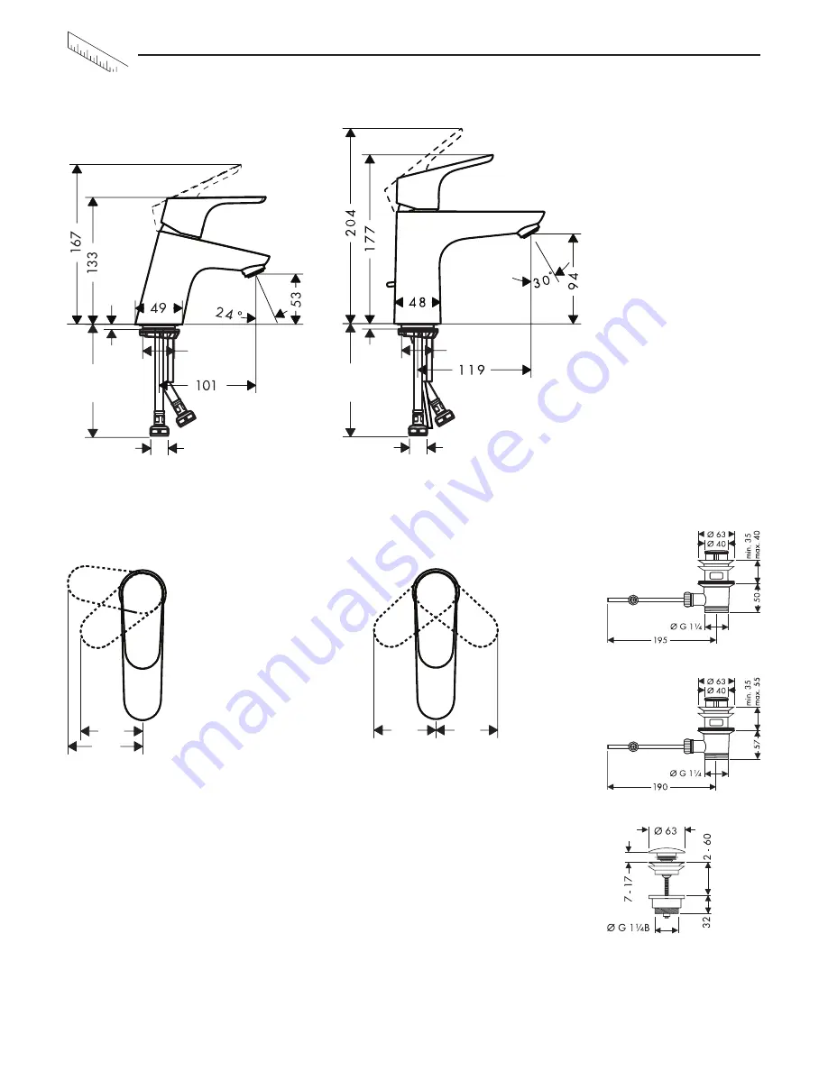 Hans Grohe Focus 100 CoolStart Instructions For Use Manual Download Page 8