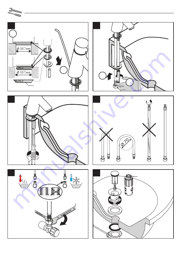 Hans Grohe Focus 31607009 Instructions For Use/Assembly Instructions Download Page 4