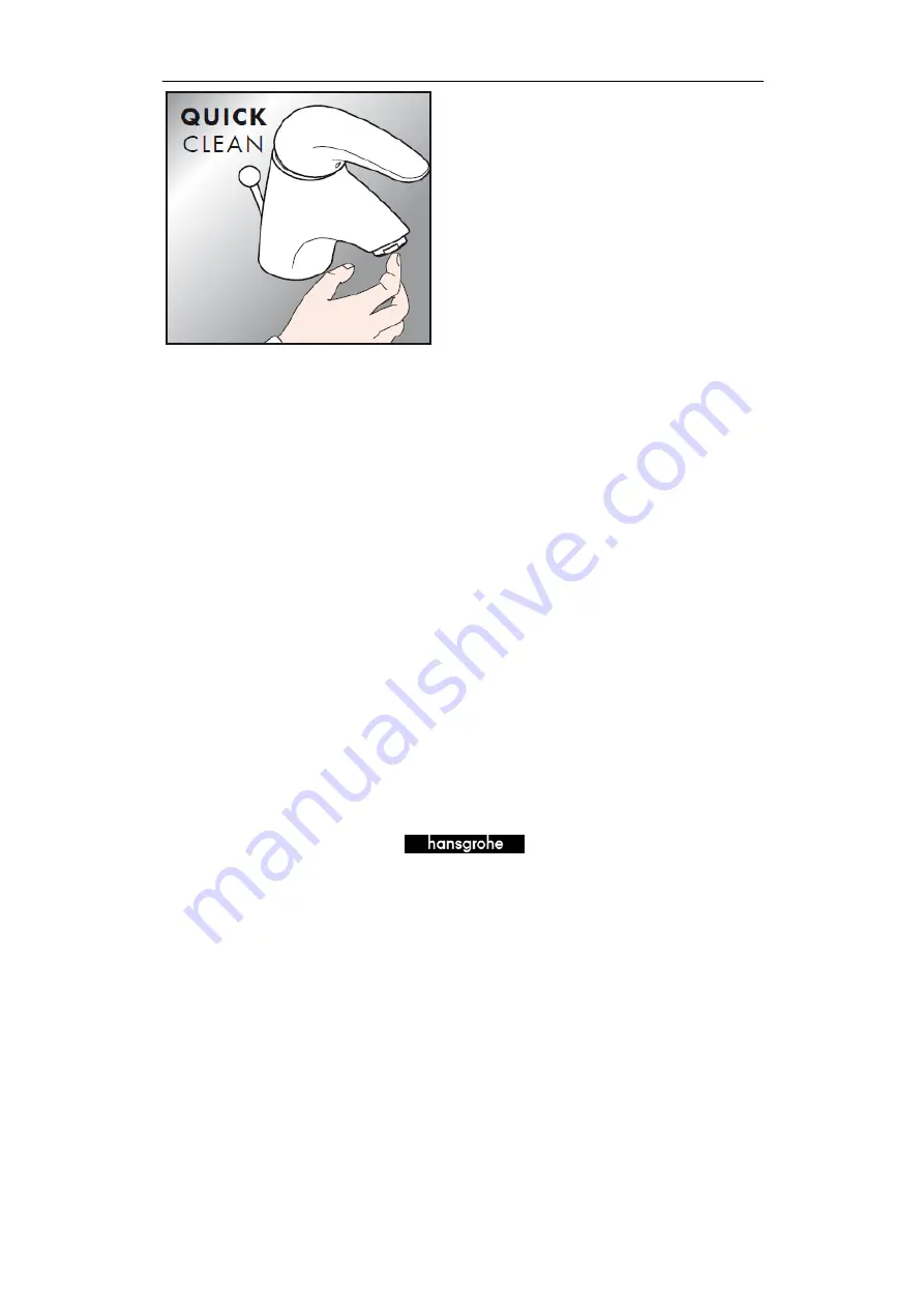 Hans Grohe Focus E 31700 Series Assembly Instructions Manual Download Page 8