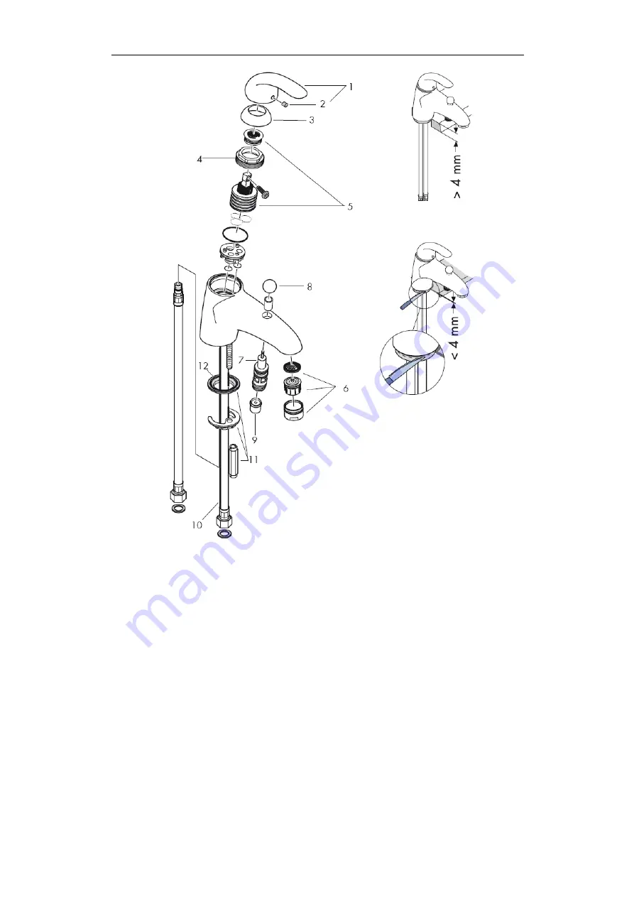 Hans Grohe Focus E 31751000 Assembly Instructions Manual Download Page 28