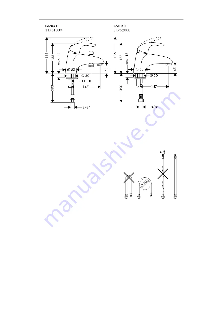 Hans Grohe Focus E 31751000 Assembly Instructions Manual Download Page 69