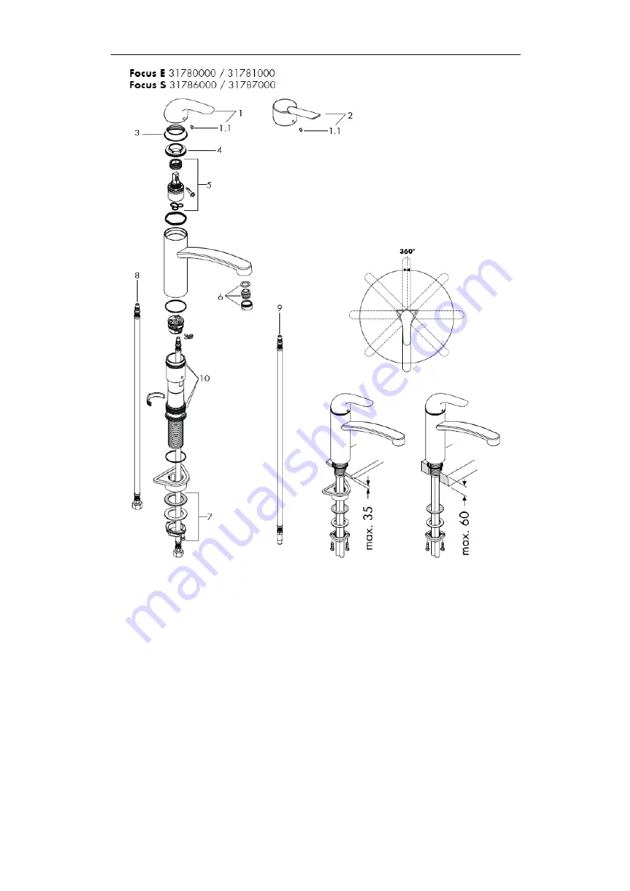 Hans Grohe Focus E Series Скачать руководство пользователя страница 28