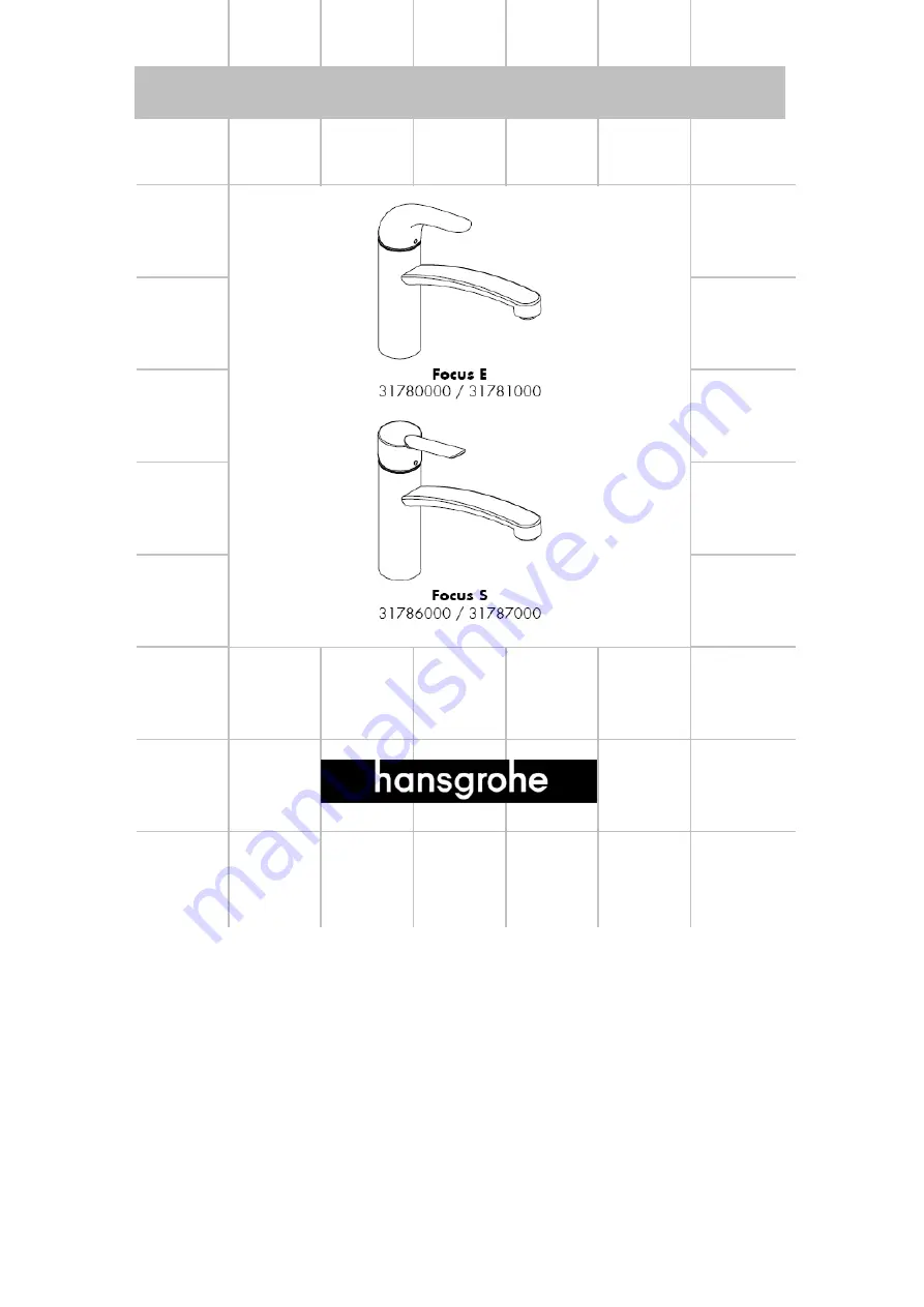 Hans Grohe Focus E Series Assembly Instructions Manual Download Page 121