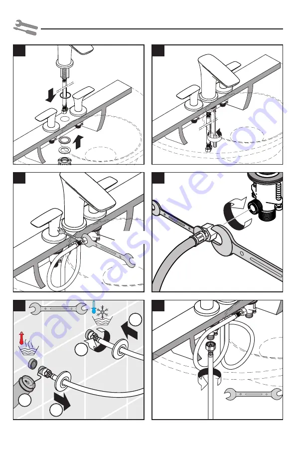 Hans Grohe Focus E2 31937010 Assembly Instructions Manual Download Page 10