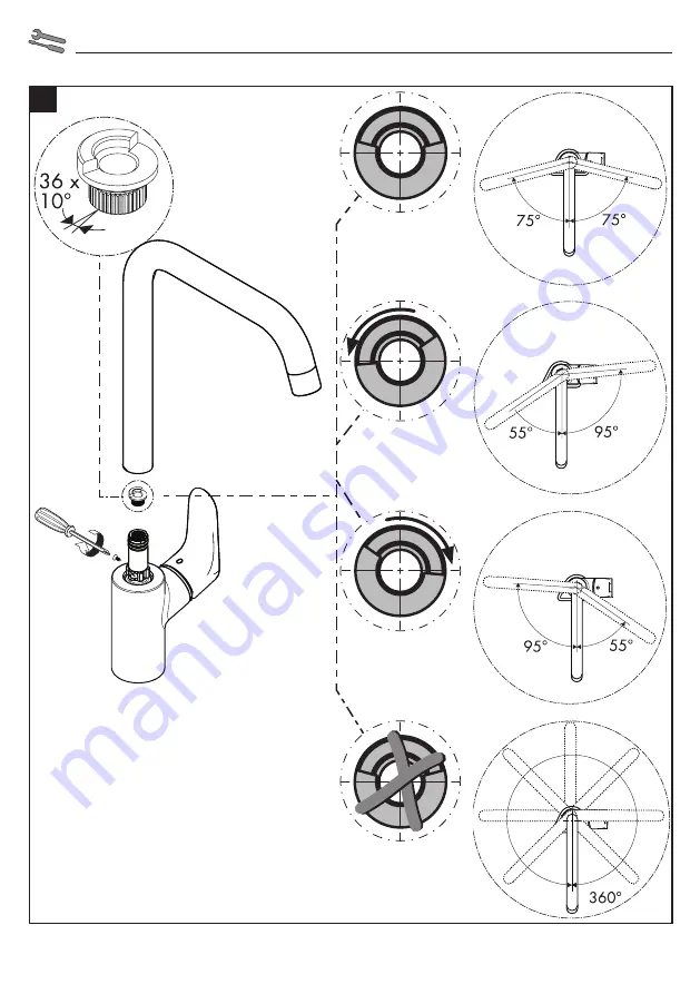 Hans Grohe Focus Eco 31821 Series Instructions For Use Manual Download Page 36