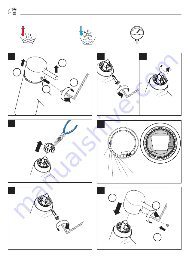 Hans Grohe Focus M41 200 1jet 31803000 Instructions For Use/Assembly Instructions Download Page 34