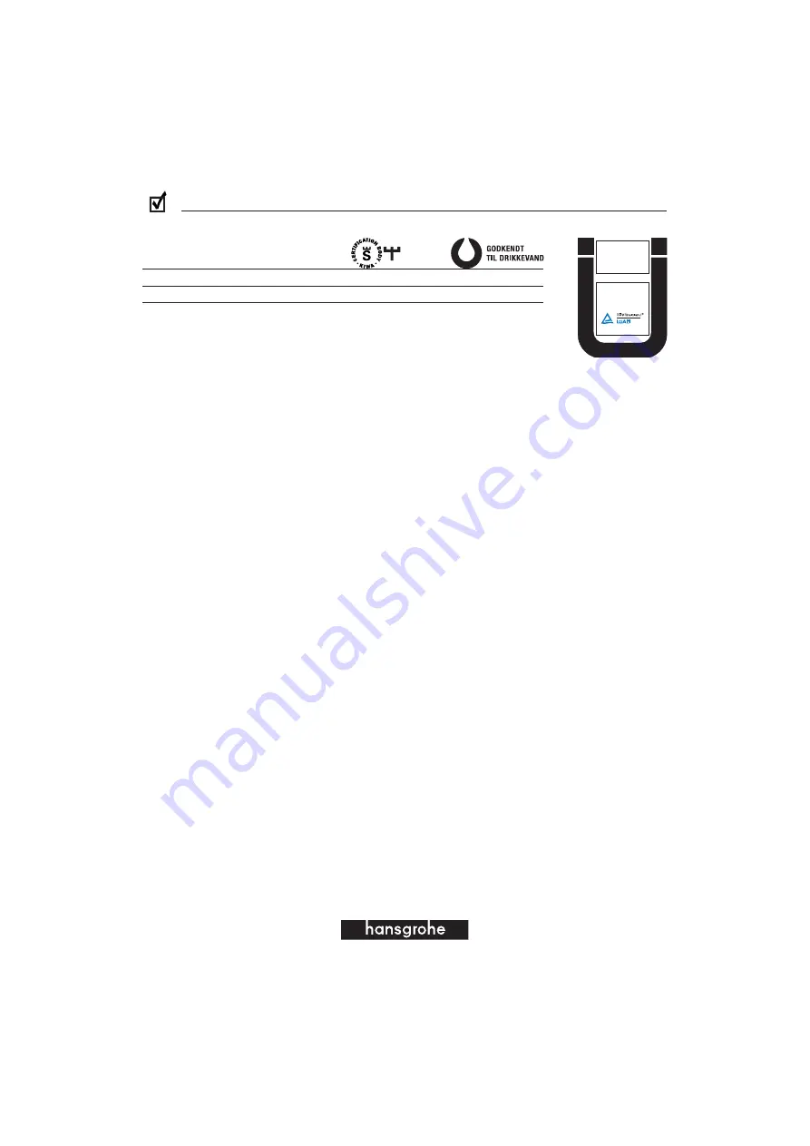 Hans Grohe Focus M41 240 1jet sBox 73880 Series Instructions For Use/Assembly Instructions Download Page 48