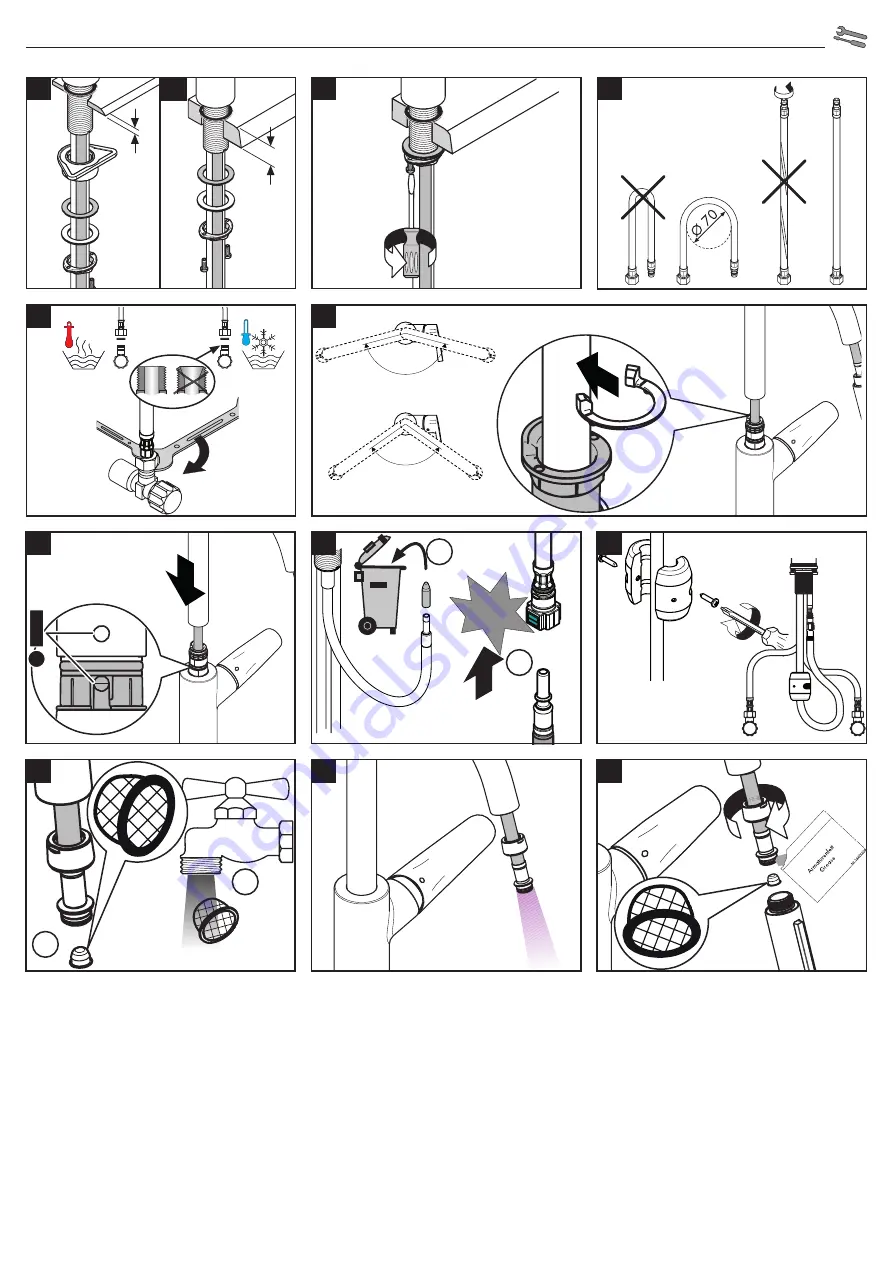 Hans Grohe Focus M41 240 2jet Instructions For Use/Assembly Instructions Download Page 31