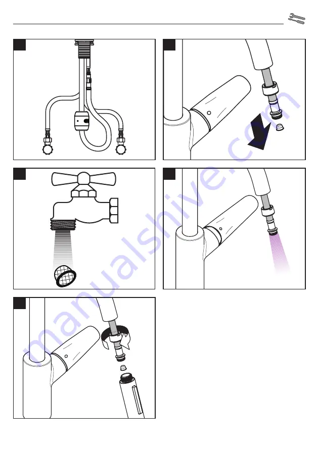 Hans Grohe Focus M41 240 2jet31815 3 Series Instructions For Use And Assembly Instructions Download Page 5