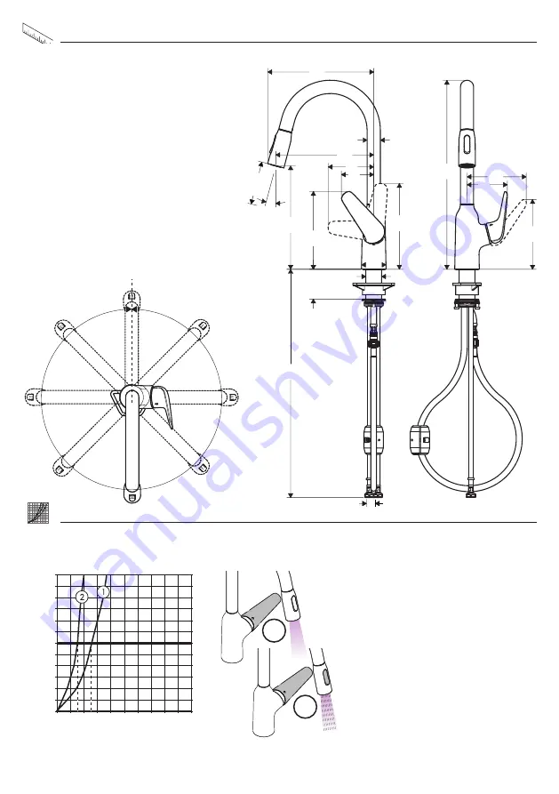 Hans Grohe Focus M42 180 2jet 71801 Series Instructions For Use/Assembly Instructions Download Page 38