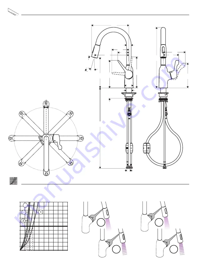 Hans Grohe Focus M42 180 2jet 71801 Series Instructions For Use/Assembly Instructions Download Page 40