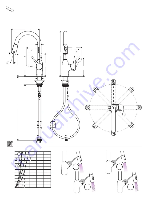 Hans Grohe Focus M42 220 2jet 71800 Series Скачать руководство пользователя страница 40