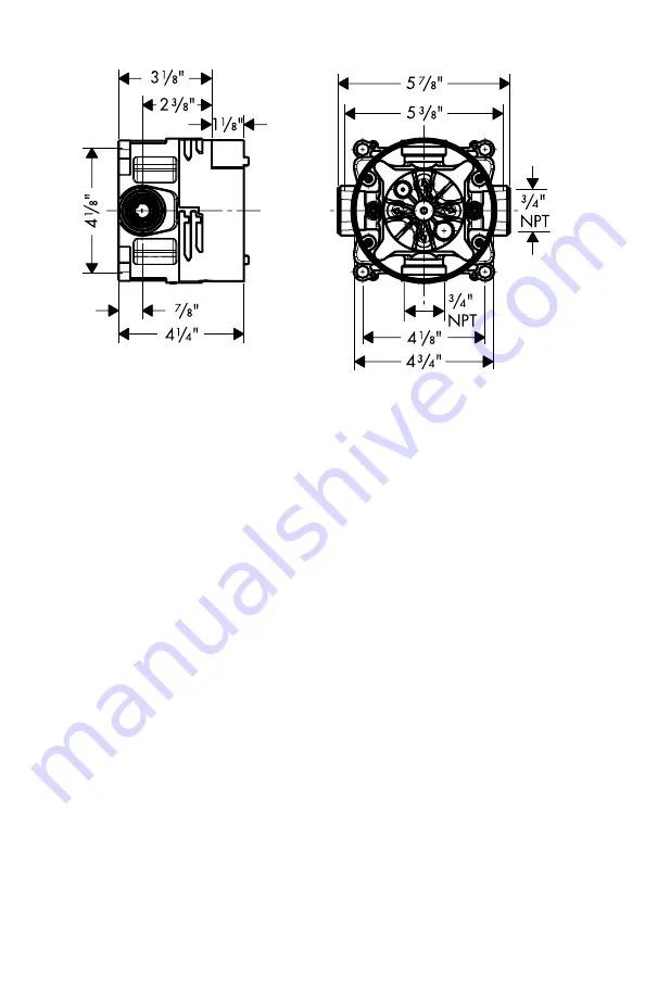 Hans Grohe iBox Universal Plus Rough 01850181 Installation Instructions / Warranty Download Page 2