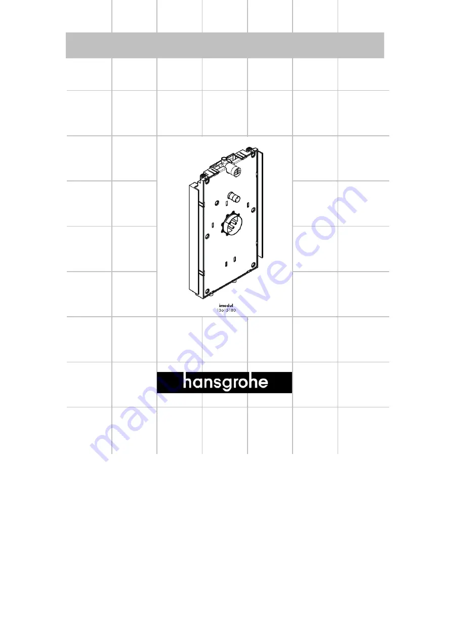 Hans Grohe Imodul 13615180 Assembly Instructions Manual Download Page 2