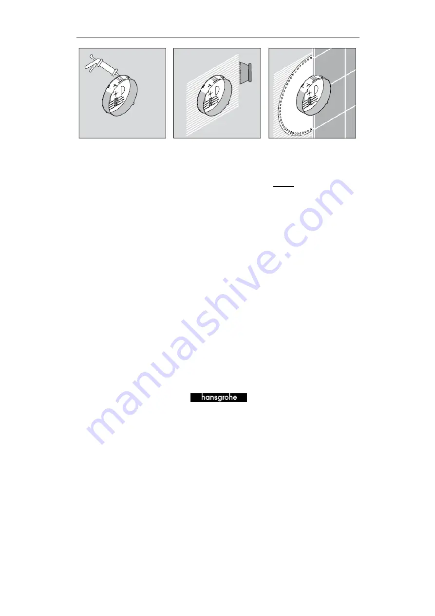 Hans Grohe Imodul 13615180 Assembly Instructions Manual Download Page 163