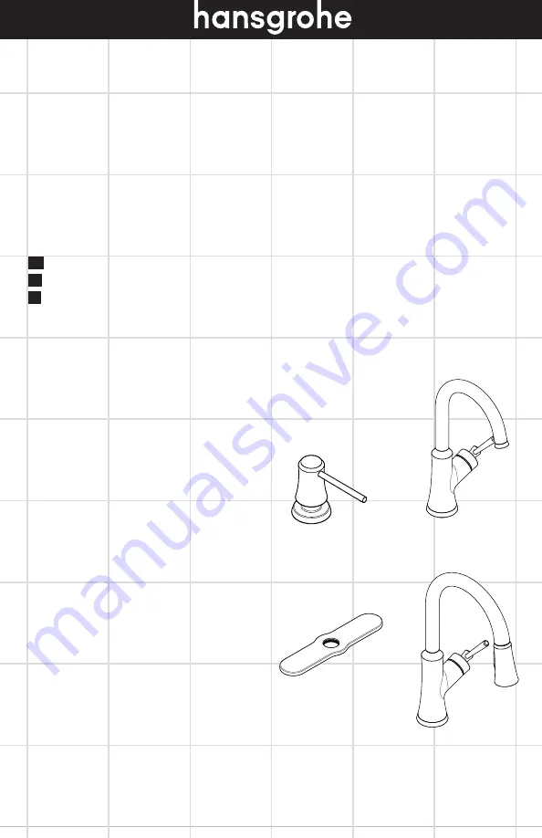 Hans Grohe Joleena 04795 0 Series Скачать руководство пользователя страница 1