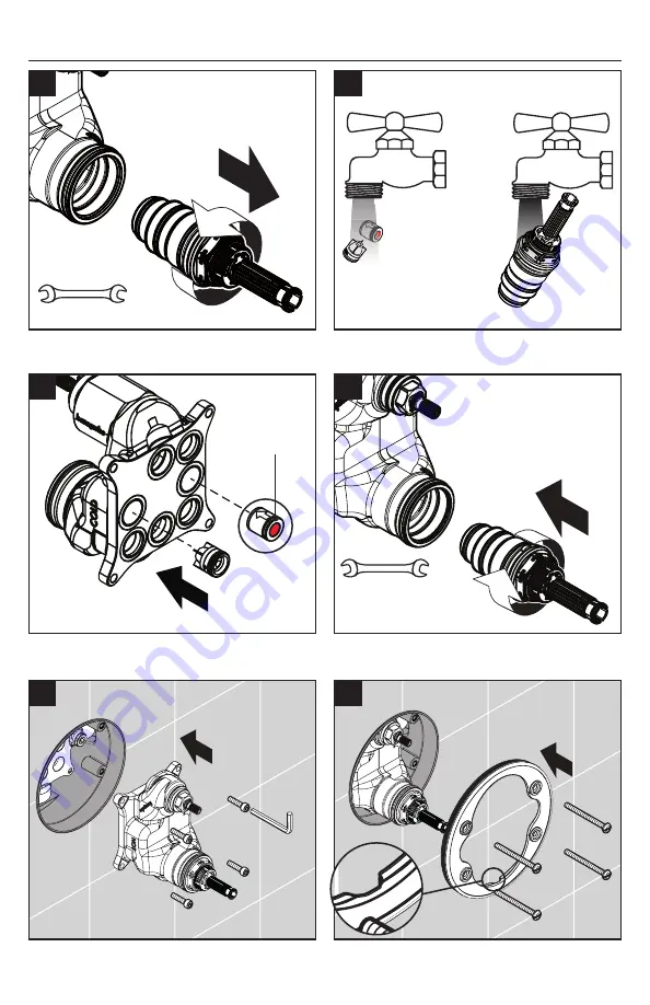 Hans Grohe Locarno Thermostatic Trim with Volume Control and Diverter... Installation/User Instructions/Warranty Download Page 19