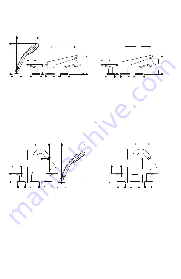 Hans Grohe Logis 71500 1 Series Installation/User Instructions/Warranty Download Page 4