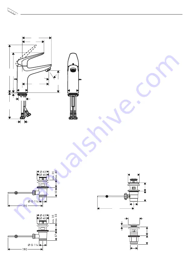 Hans Grohe Logis Loop 100 71187009 Instructions For Use/Assembly Instructions Download Page 10