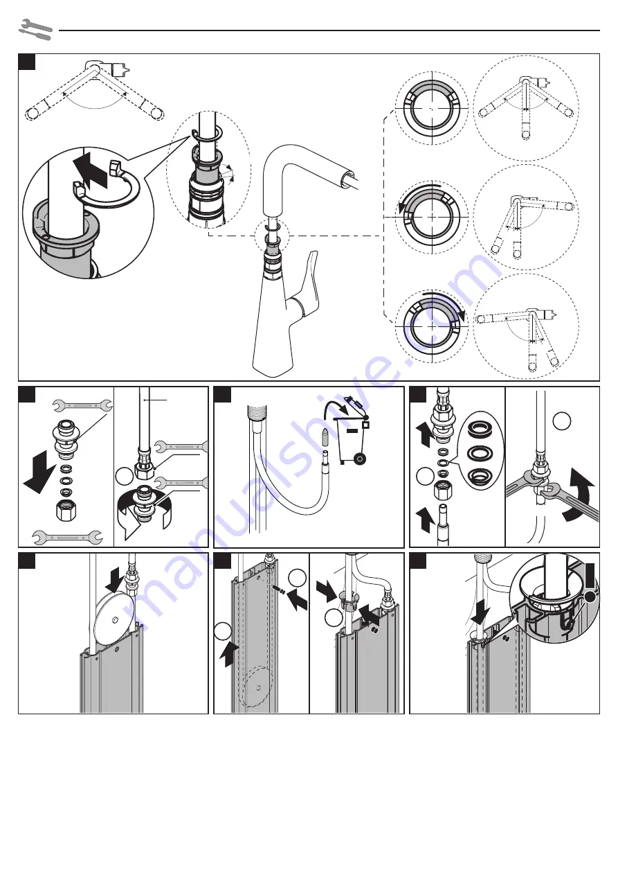 Hans Grohe M7116-H220 73800000 Instructions For Use/Assembly Instructions Download Page 34