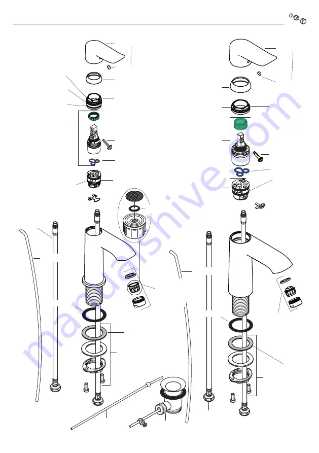 Hans Grohe Metris 100 31088000 Instructions For Use Manual Download Page 39