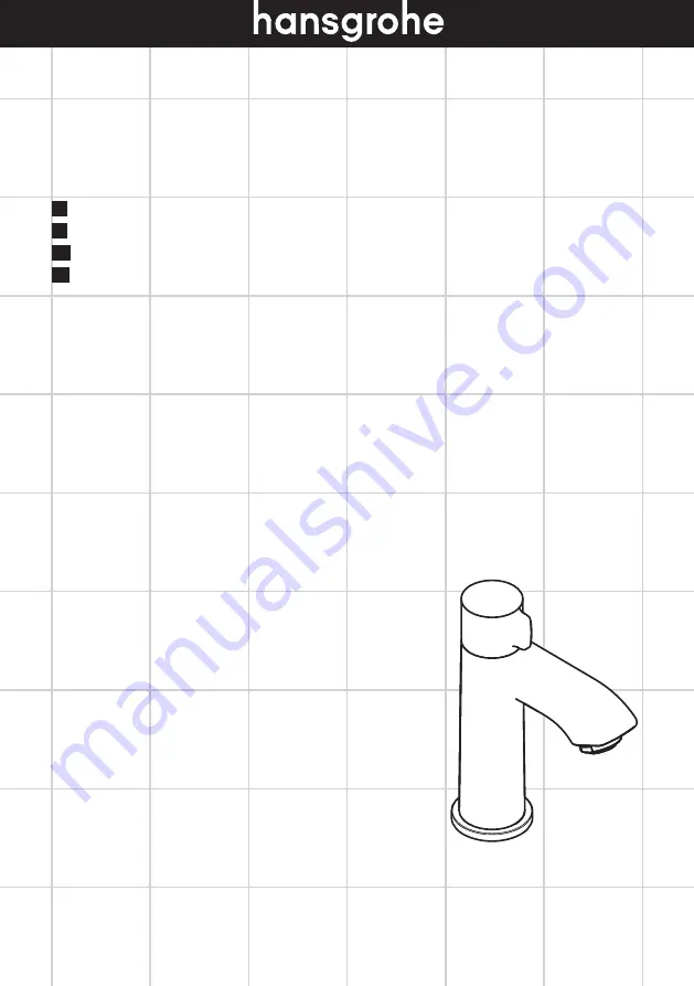 Hans Grohe Metris 100 31166010 Instructions For Use/Assembly Instructions Download Page 1