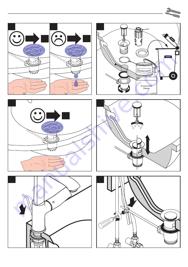 Hans Grohe Metris 230 31087009 Instructions For Use/Assembly Instructions Download Page 5