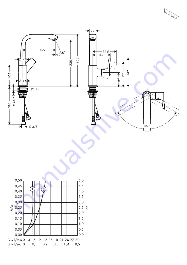 Hans Grohe Metris 230 Series Instructions For Use Manual Download Page 35