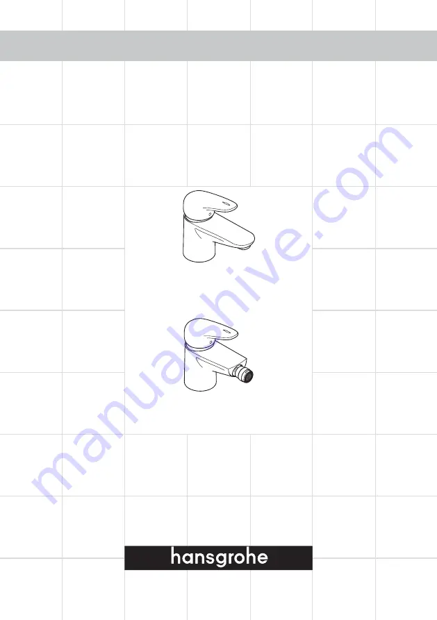 Hans Grohe Metris 31050000 Quick Start Manual Download Page 2