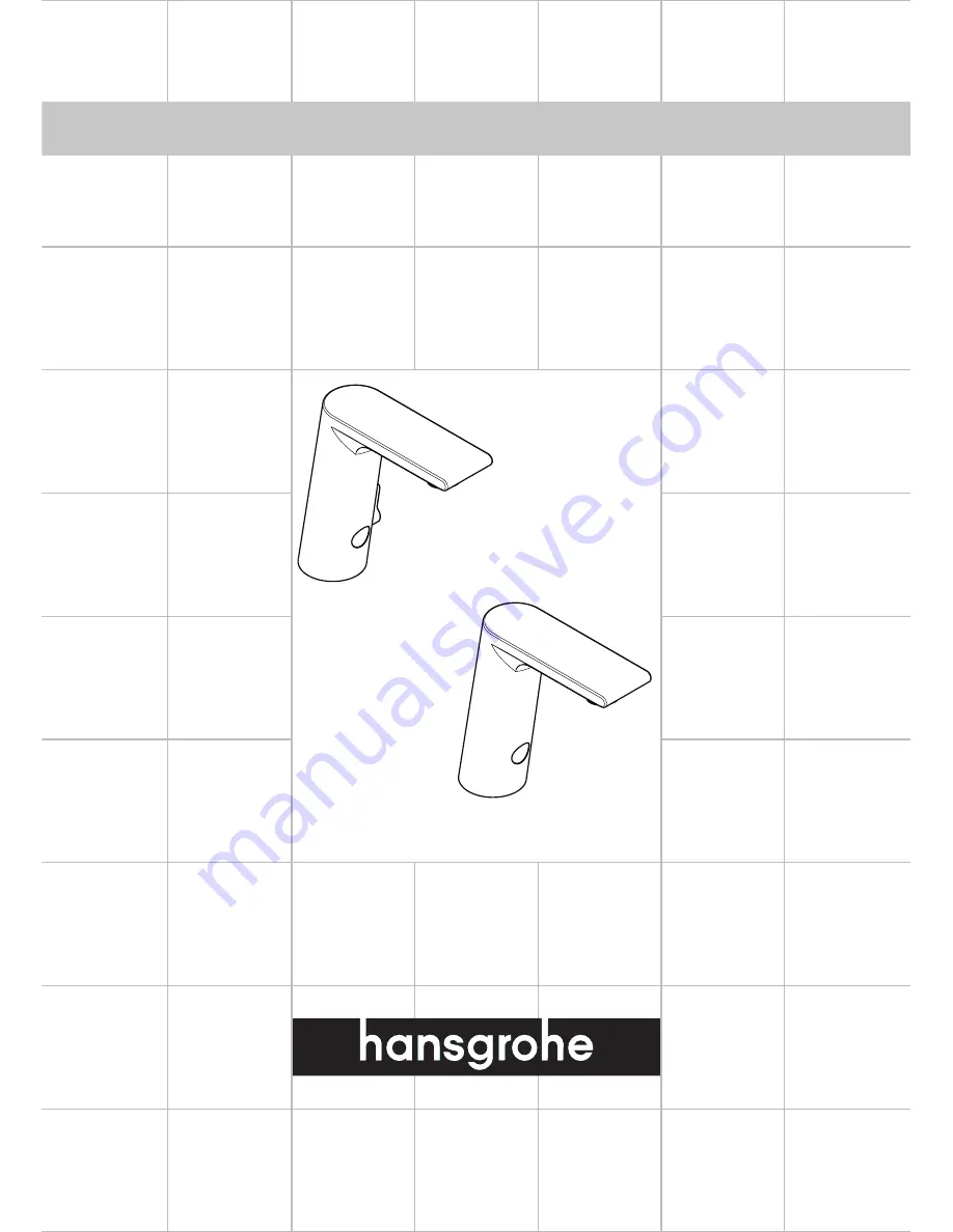 Hans Grohe Metris 31100XX1 Installation Instructions Manual Download Page 1