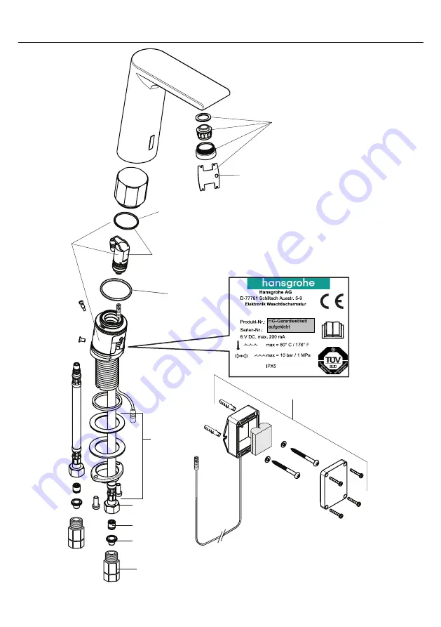 Hans Grohe Metris 31101 1 Series Скачать руководство пользователя страница 7